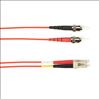 Black Box FOCMR10-010M-STLC-RD fiber optic cable 393.7" (10 m) ST LC OFNR OM3 Red1