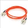 C2G 10m SC/SC TAA Duplex 62.5/125 µm fiber optic cable 393.7" (10 m) Orange2