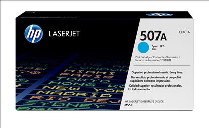 HP 507A Cyan Original LaserJet Toner Cartridge1