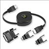 Emerge Multi Pack HDMI cable 59.8" (1.52 m) HDMI Type A (Standard) Black1