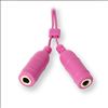 Emerge ETCABLESPLPK audio cable 39.4" (1 m) 3.5mm 2 x 3.5mm Pink4