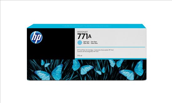 HP 771A 775-ml Light Cyan DesignJet Ink Cartridge1