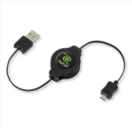 Emerge ETCABLEMICBLK USB cable 39.4" (1 m) USB 2.0 USB A Micro-USB B Black1