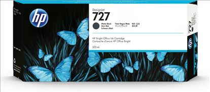 HP 727 300-ml Matte Black DesignJet Ink Cartridge1