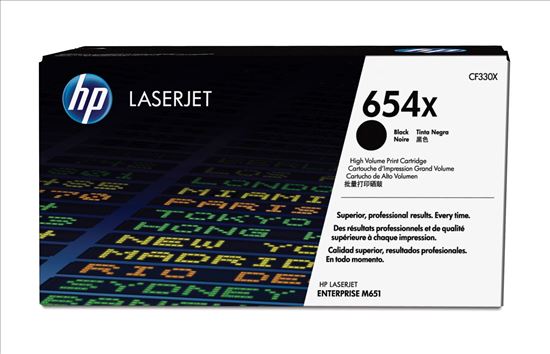 HP 654X High Yield Black Original LaserJet Toner Cartridge1