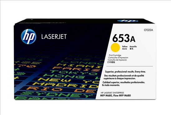 HP 653A Yellow Original LaserJet Toner Cartridge1