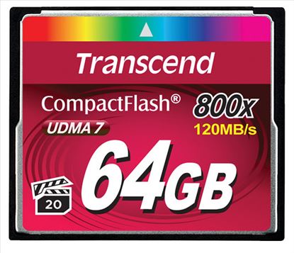 Transcend 64GB 800x CF CompactFlash MLC1