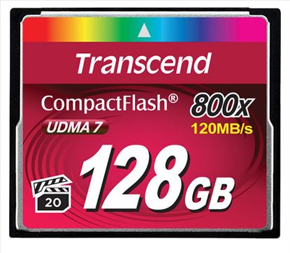 Transcend 128GB 800x CF CompactFlash MLC1