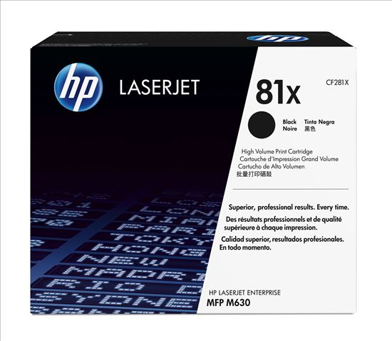 HP 81X High Yield Black Original LaserJet Toner Cartridge1