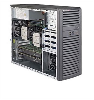 Supermicro SYS-7038A-I PC/workstation barebone Midi-Tower Black LGA 2011 (Socket R)1