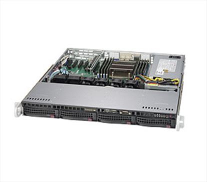 Supermicro SuperServer 5018R-M Rack (1U), - Black, Gray Intel® C612 LGA 2011 (Socket R)1