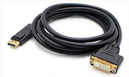 AddOn Networks DISPORT2DVID video cable adapter 7.87" (0.2 m) DisplayPort DVI-D Black1