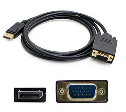 AddOn Networks DISPORT2VGAMM6B-5PK video cable adapter 71.7" (1.82 m) DisplayPort VGA (D-Sub) Black1