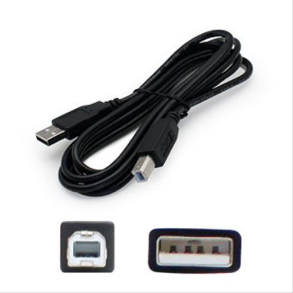 AddOn Networks USBEXTAB10-5PK USB cable 120.1" (3.05 m) USB 2.0 USB A USB B Black1