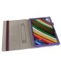 i-Blason Leather Slim Book Cases 12" Folio Purple2