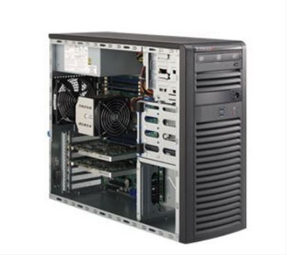 Supermicro SYS-5038A-I PC/workstation barebone Midi-Tower Black LGA 2011 (Socket R)1