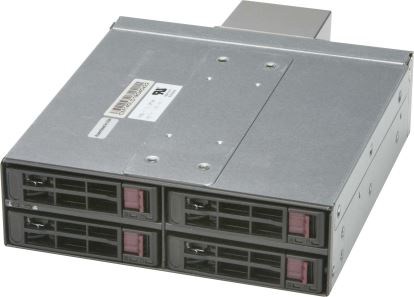 Supermicro CSE-M14TQC drive bay panel Black1