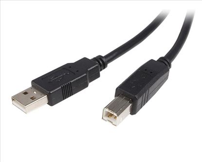 StarTech.com 0.5m, USB 2.0 A/USB 2.0 B, M/M USB cable 19.7" (0.5 m) USB A USB B Black1