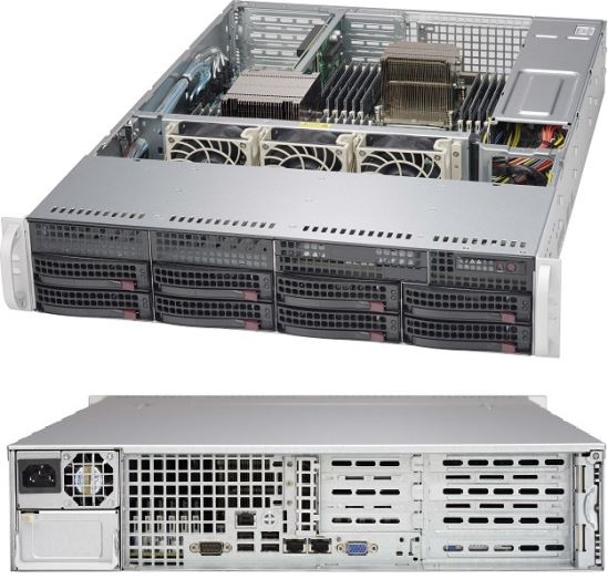 Supermicro SuperChassis 825TQC-600WB Rack Black 600 W1