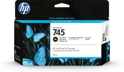 HP 745 130-ml DesignJet Photo Black Ink Cartridge1