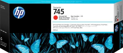 HP 745 300-ml DesignJet Chromatic Red Ink Cartridge1