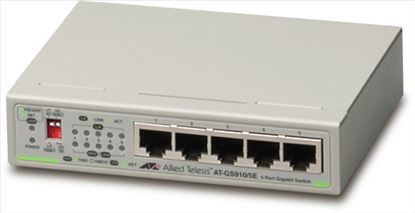 Allied Telesis GS910/5E Unmanaged 10G Ethernet (100/1000/10000) Gray1