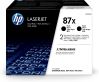 HP 87X 2-pack High Yield Black Original LaserJet Toner Cartridges1