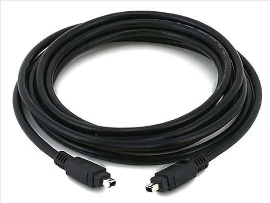 Monoprice 43 FireWire cable 118.1" (3 m) 4-p Black1