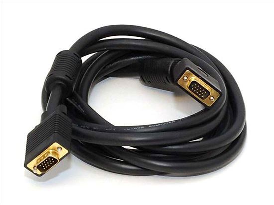 Monoprice 87 VGA cable 118.1" (3 m) VGA (D-Sub) Black1