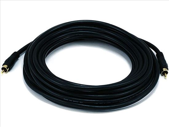 Monoprice 621 coaxial cable RG-59/U 300" (7.62 m) RCA Black1