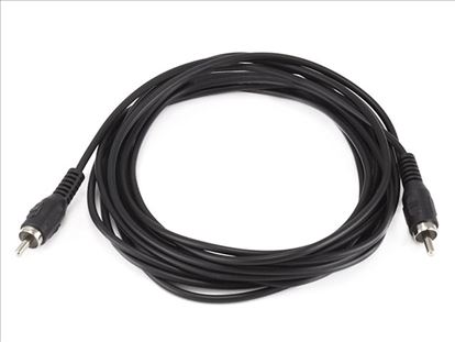 Monoprice 654 audio cable 143.7" (3.65 m) RCA Black1