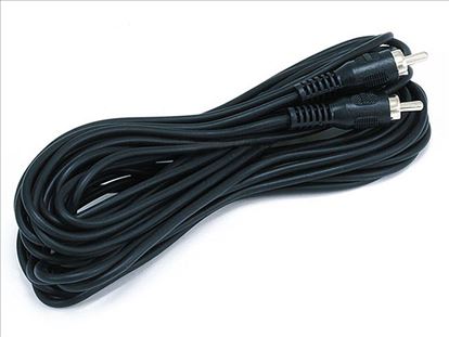 Monoprice 655 audio cable 300" (7.62 m) RCA Black1