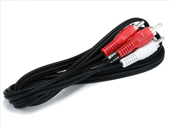 Monoprice 659 audio cable 70.9" (1.8 m) 2 x RCA Black1