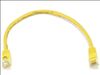 Monoprice 2129 networking cable Yellow 11.8" (0.3 m) Cat5e U/UTP (UTP)1