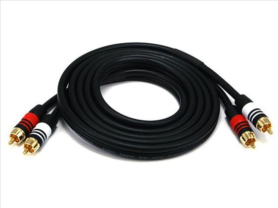 Monoprice 2864 audio cable 70.9" (1.8 m) 2 x RCA Black1