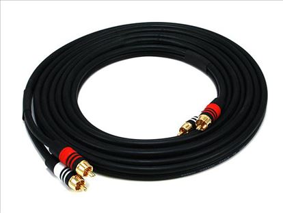 Monoprice 2865 audio cable 143.7" (3.65 m) 2 x RCA Black1