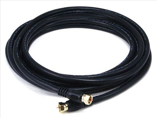 Monoprice 3032 coaxial cable 143.7" (3.65 m) F Black1