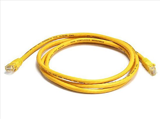 Monoprice 3383 networking cable Yellow 59.1" (1.5 m) Cat5e U/UTP (UTP)1