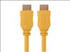 Monoprice 3947 HDMI cable 11.8" (0.3 m) HDMI Type A (Standard) Yellow2