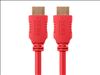 Monoprice 4024 HDMI cable 70.9" (1.8 m) HDMI Type A (Standard) Red2