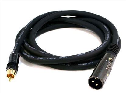 Monoprice 4777 audio cable 70.9" (1.8 m) RCA XLR Black1