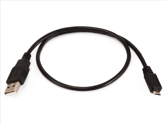 Monoprice 1.5ft USB 2.0 USB cable 17.7" (0.45 m) USB A Micro-USB B Black1