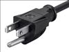 Monoprice 5282 power cable Black 12" (0.305 m) NEMA 5-15P IEC C133