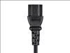 Monoprice 5282 power cable Black 12" (0.305 m) NEMA 5-15P IEC C136
