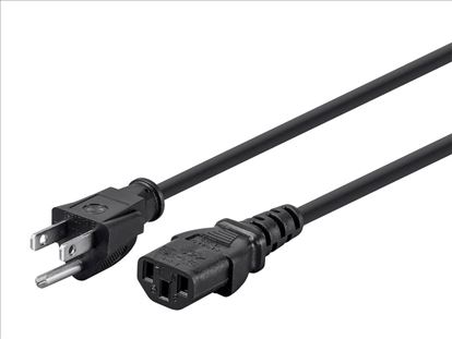 Monoprice 5292 power cable Black 70.9" (1.8 m) NEMA 5-15P IEC C131