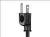 Monoprice 5296 power cable Black 11.8" (0.3 m) NEMA 5-15P NEMA 5-15R6