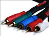 Monoprice 5355 component (YPbPr) video cable 17.7" (0.45 m) 5 x RCA Black2