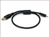 Monoprice 5446 USB cable 18" (0.457 m) USB 2.0 USB A Mini-USB B Black1