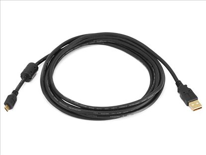 Monoprice 5459 USB cable 120" (3.05 m) USB 2.0 USB A Micro-USB B Black1