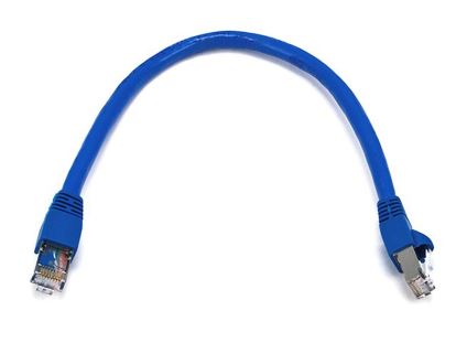 Monoprice 5898 networking cable Blue 12" (0.305 m) Cat6a1